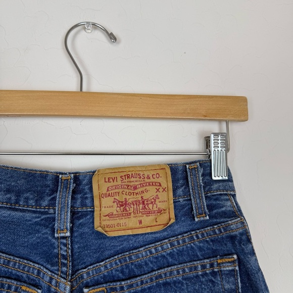 Vintage Levis High Rise Tapered Button Fly Jean - Picture 12 of 15